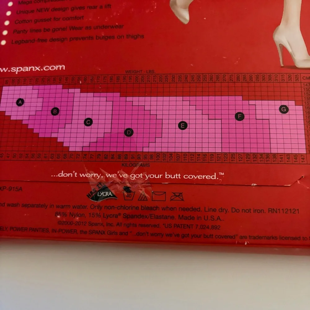 SPANX In-Power Line Super Power Panties,‎ Sz. F, Nude NWT